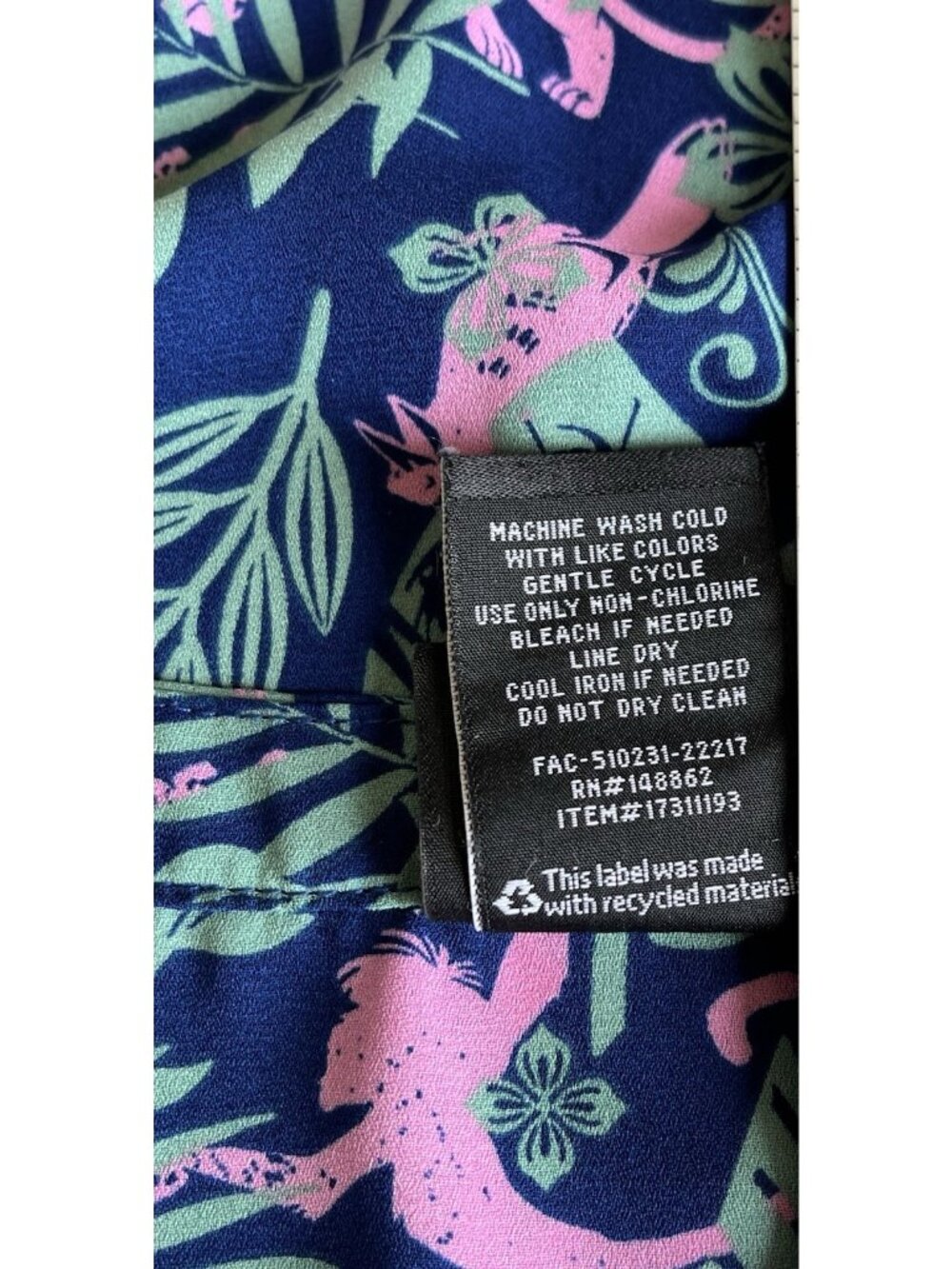 Disney Jungle Book Torrid Size 2 Hi Lo Button Front Georgette Blouse Top - Picture 7 of 16